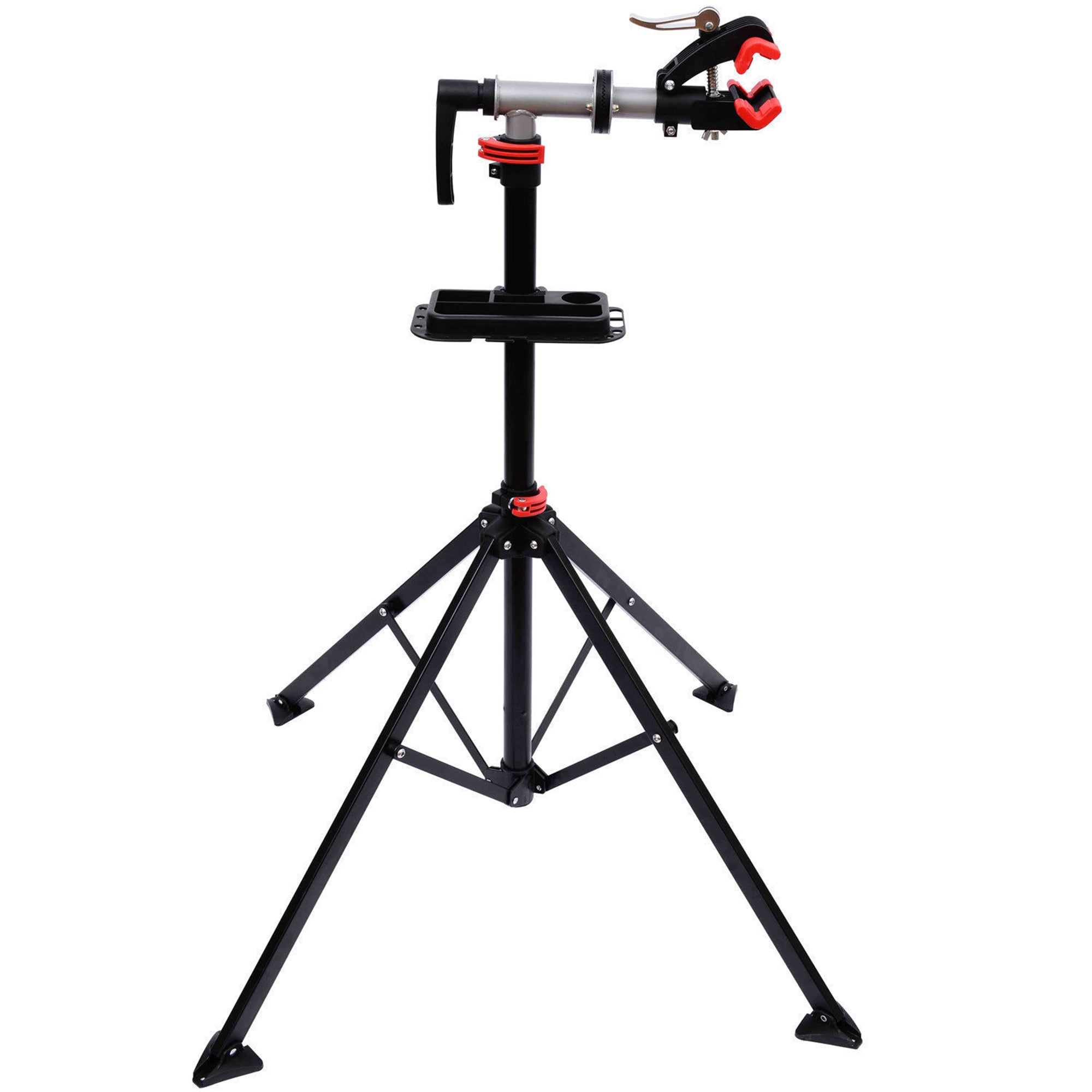 Bike Repair Stand 109-180cm with Tool Tray for Bike Maintenance