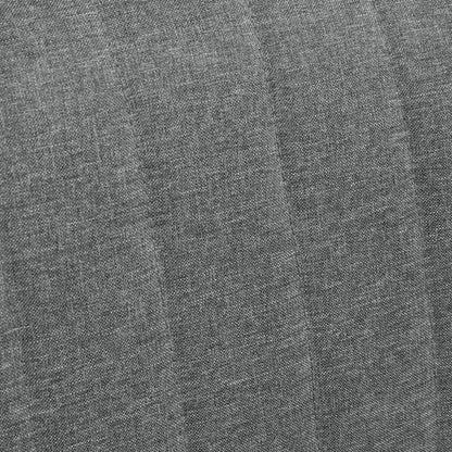 2-Seater Fabric Sofa Upholstered Sofa Double Sofa Retro Look Seating Furniture Lounge Sofa Wooden Frame Light Grey 117 x 56.5 x 77 cm