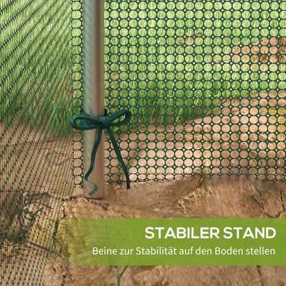 1.25 x 1.25 m Garden Net, Plant Protection Tent with Zippered Door, Insect Protection Net, Windproof Vegetable Net, Pest Protection Net for Garden, Balcony, Steel, Green