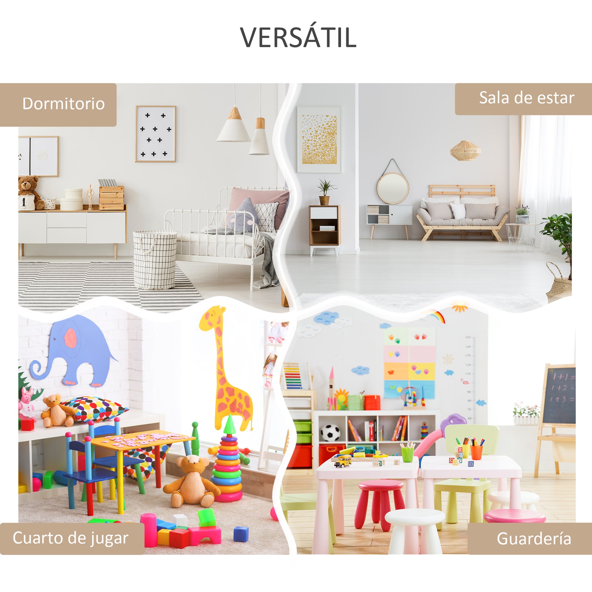 Kids' Wooden Bookcase with 3 Compartments, 2 Cubes, and Mobile Drawer with 4 Wheels Children's Bookshelf for Kids' Room Playroom 60x29.9x90 cm White