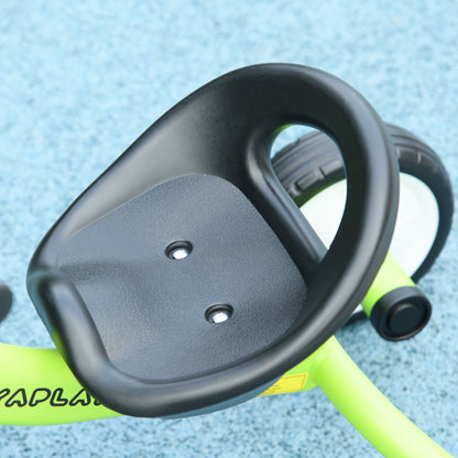 Tricycle for Children 2-5 Years Kids Bike with Adjustable Seat Basket Bell Pedals and 3 Wheels Load 25 kg 70.5x53x58 cm Green