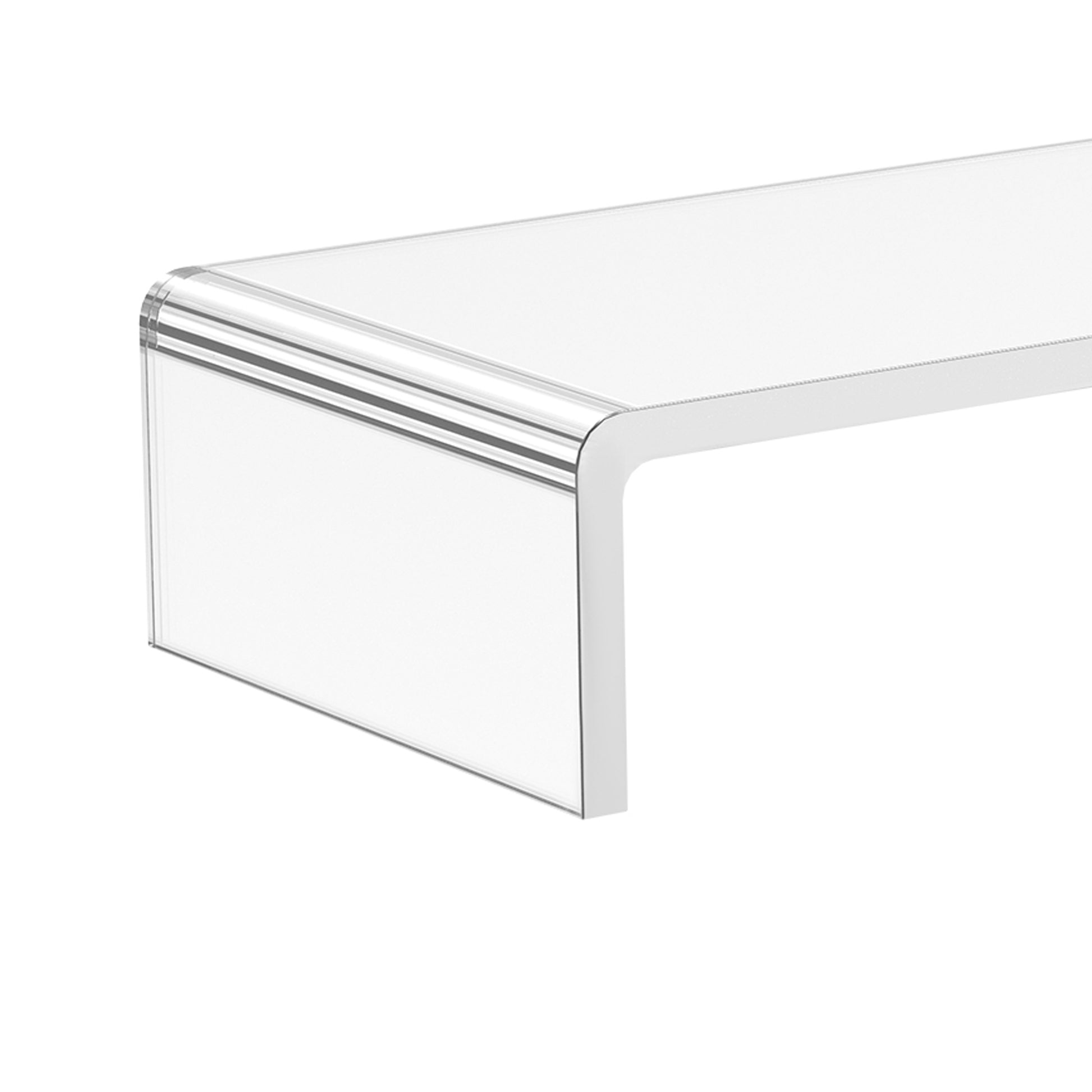 Monitor Stand Screen Stand for Laptop Computer Notebook PC ergonomic Acrylic Transparent 53 x 19 x 9 cm