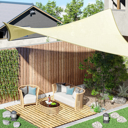 - rectangular sail canopy (various sizes and colors), size 3x4m, cream color