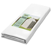 greenhouse film 1.4 x 1.9 m, waterproof garden film with UV protection side window, tear-resistant film made of polyethylene, cover for greenhouse, tunnel film for outdoor use, plants, white