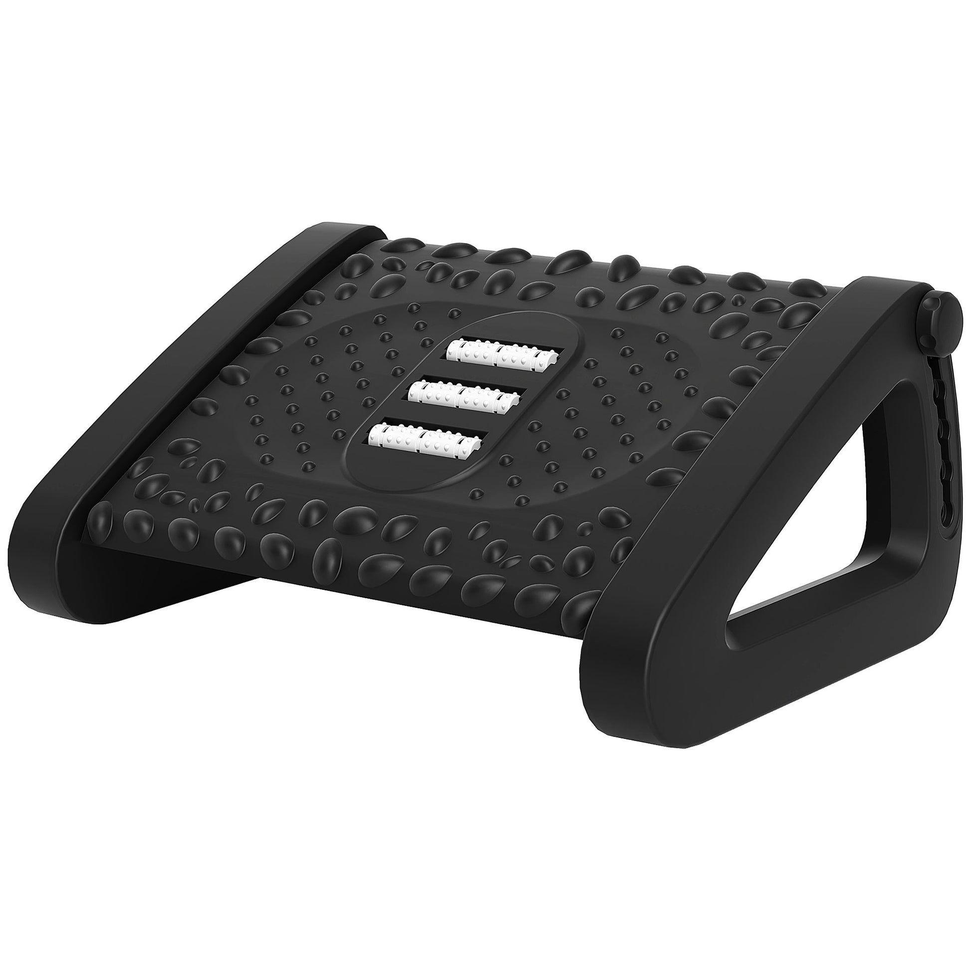 Footrest Desk Ergonomic Height Adjustable Footrest Non-Slip Foot Support with Massage Function for Home, Home Office, Office