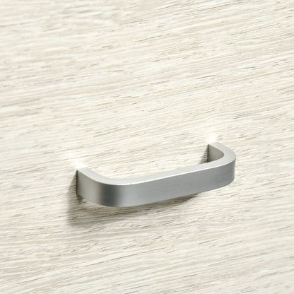 Wooden Bathroom Cabinet with 2 Cabinets, Central Drawer, and Adjustable Shelves, 34x34x150cm, Wood Color