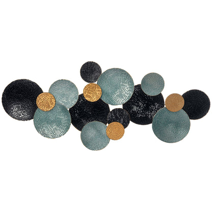 3D Wall Art Metal Wall Ornament Wall Decor Sculpture Living Room Art for Bedroom Dining Room Modern 121 x 53 cm