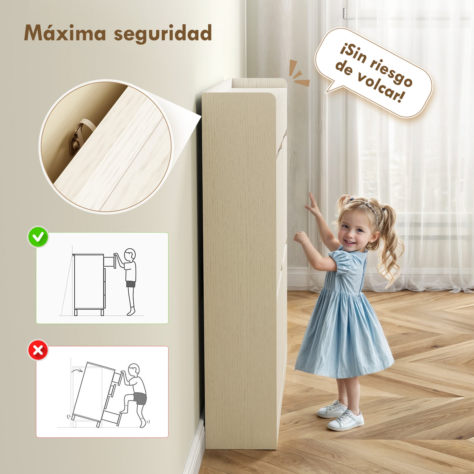 Narrow Shoe Cabinet with 4 Flip Doors Entryway Shoe Storage Cabinet with 2 Drawers for 8 Pairs of Shoes for Hallway Small Spaces 98x19.2x95.3 cm White