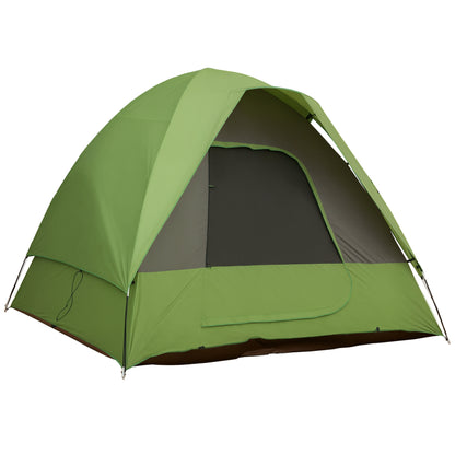 Car Tent, Camping Tent, Travel Tent, for 4-5 People, Fiberglass Polyester, Green, 300 x 300 x 230 cm
