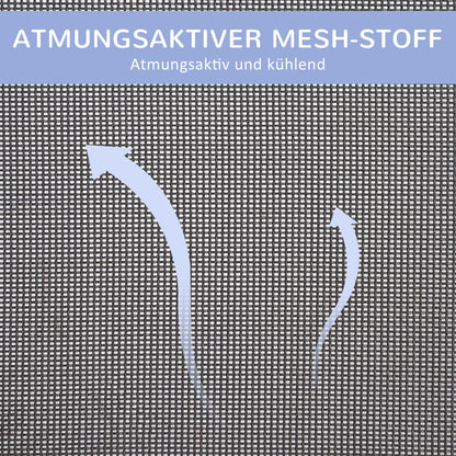 Dog Lounge Outdoor, Elevated Dog Bed for Large Dogs, Cooling Pet Lounge Cat Bed with Washable Mesh Metal Frame for Garden Camping, 92 x 76 x 18 cm, Blue