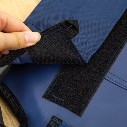 Dog Lounge Outdoor, Elevated Dog Bed for Large Dogs, Cooling Pet Lounge Cat Bed with Washable Mesh Metal Frame for Garden Camping, 92 x 76 x 18 cm, Blue