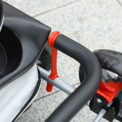 Dog Buggy, Dog Cart with Rain Cover, Foldable Dog Trolley up to 10 kg, Cat Buggy for Small Dogs with Cup Holder, Mesh Window, Cat Cart, Gray, 75 x 45 x 97 cm