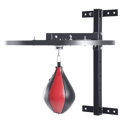 Boxing Platform with Speedball Φ21 cm, Punching Ball for Boxing Martial Arts Training, Wood and Steel