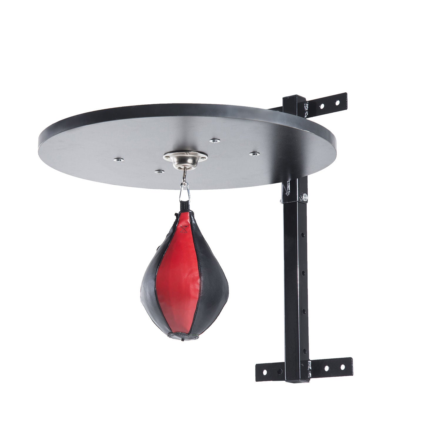 Boxing Platform with Speedball Φ21 cm, Punching Ball for Boxing Martial Arts Training, Wood and Steel