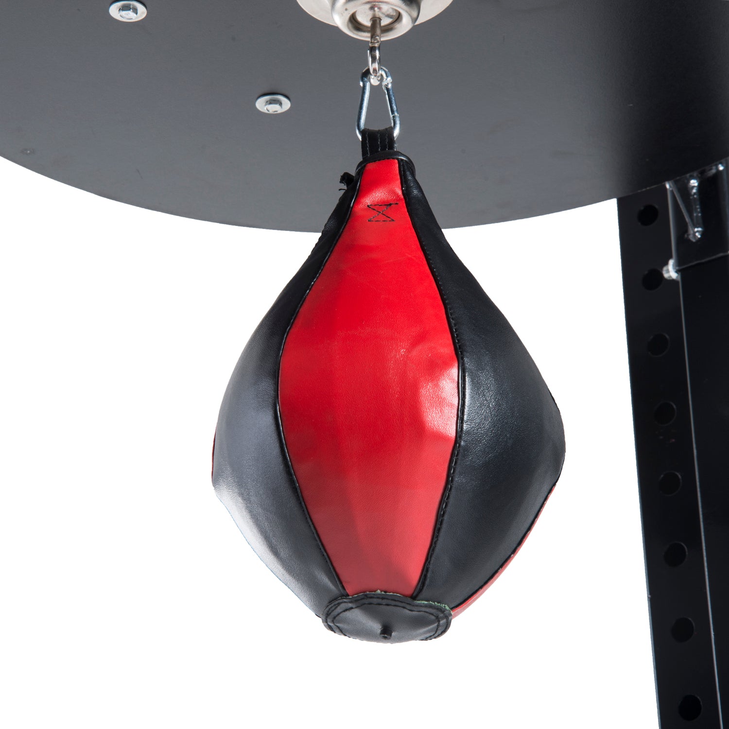 Boxing Platform with Speedball Φ21 cm, Punching Ball for Boxing Martial Arts Training, Wood and Steel