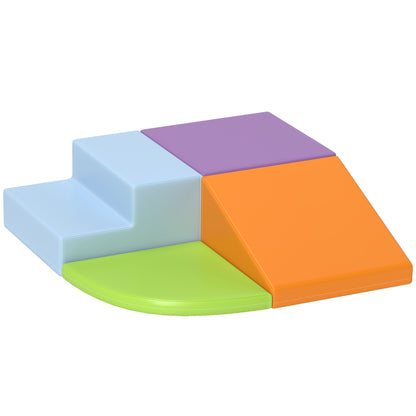 4 Piece Foam Building Blocks Children Soft Building Blocks Climbing Building Blocks Soft Giant Building Blocks Building Toys Large Building Blocks Foam Blocks Play Blocks for Baby & Toddlers Multicolor