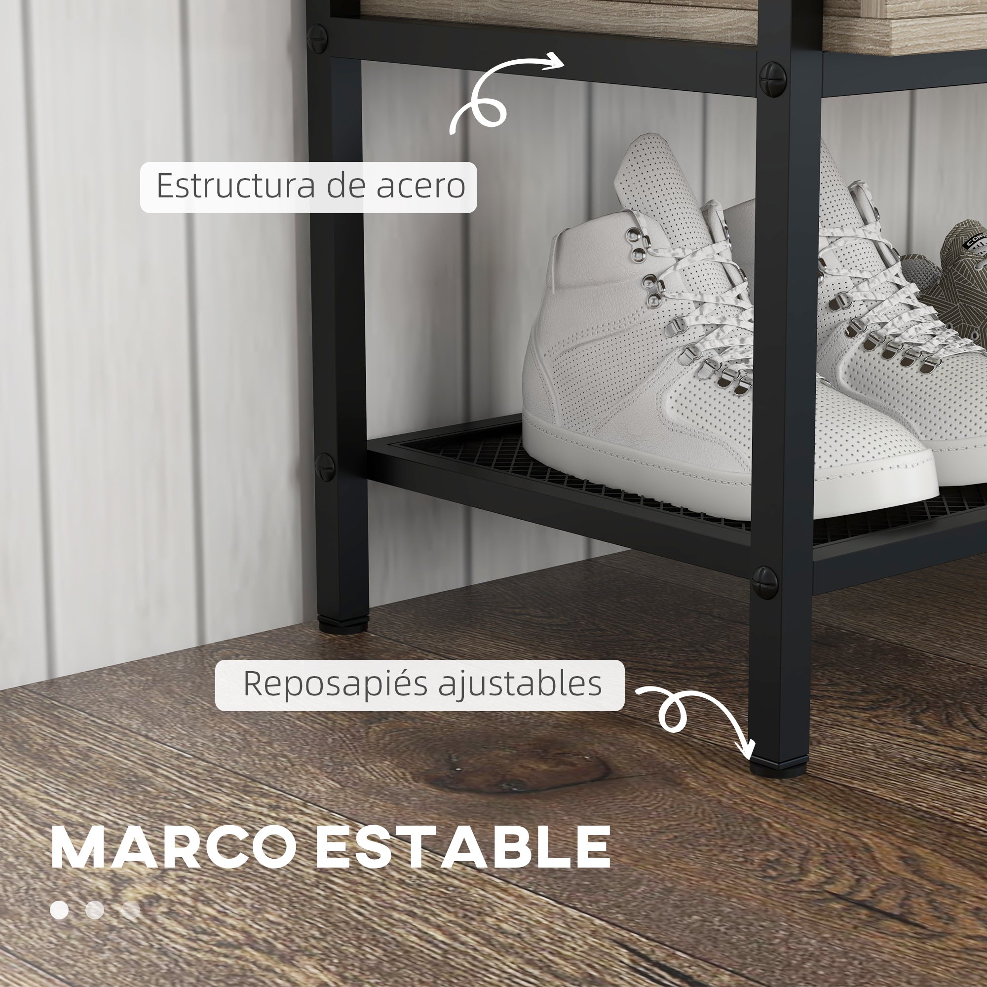 Shoe Bench with Flip Top Shoe Cabinet Bench with Hidden Compartment and Lower Grid Shelf for 4 Pairs of Shoes for Hallway Living Room 84x39.5x61 cm Oak