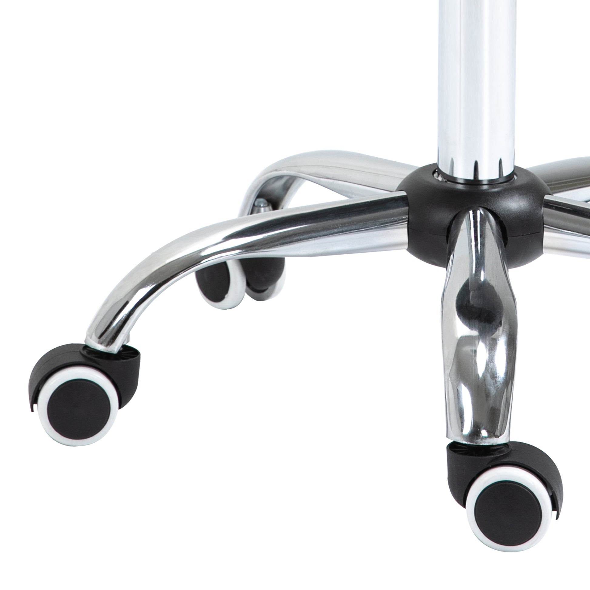 Saddle Stool Office Stool Swivel Stool Rolling Stool Cosmetology Stool Padded Height Adjustable (Gray)
