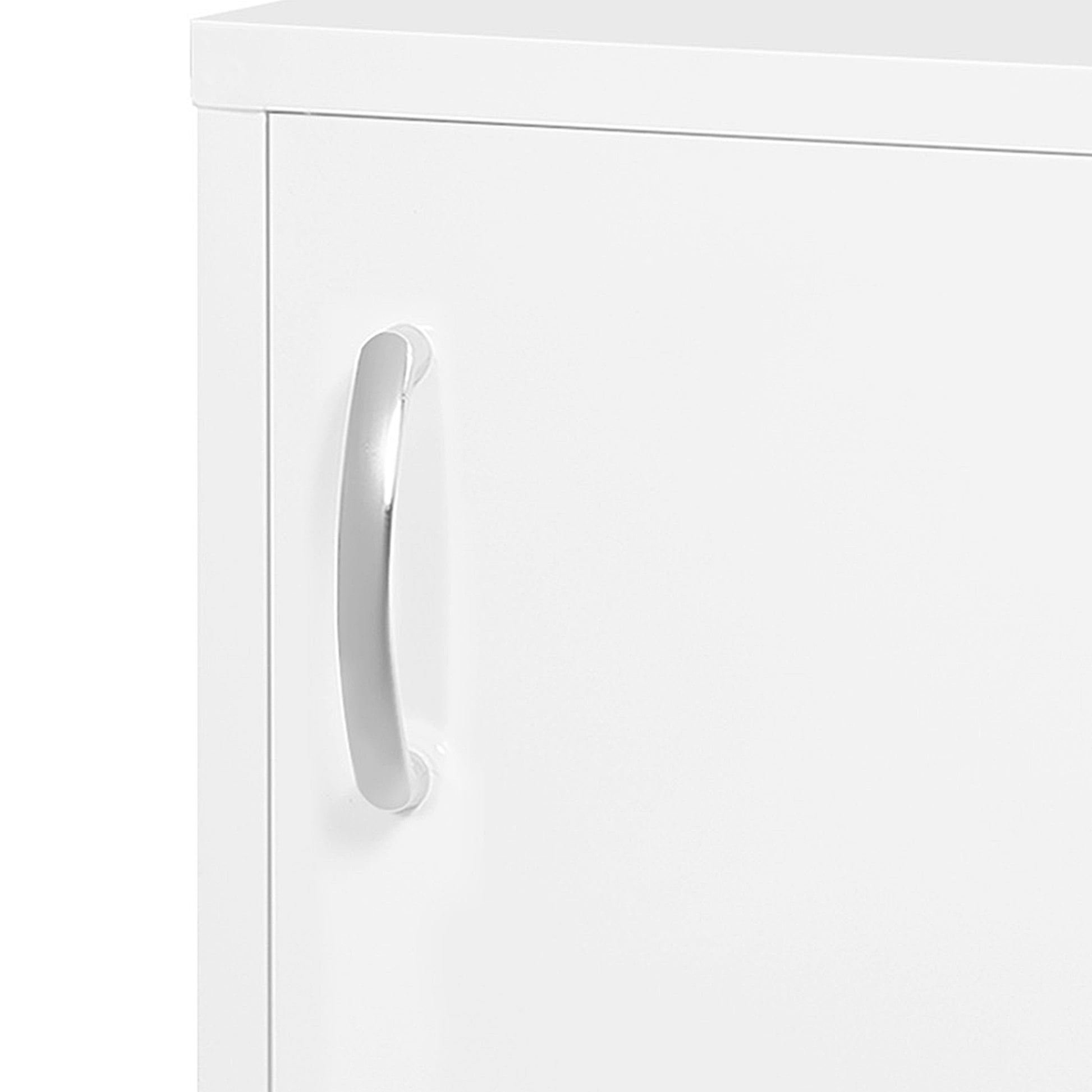 Medicine Cabinet, Pharmacy Cabinet with 3 Compartments, Lockable Medication Cabinet for Wall Mount, First Aid Cabinet, Medicine Cabinet with 2 Keys, Steel, White, 40 x 15 x 53.5 cm