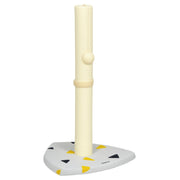 Cat Scratching Post, 62cm Scratching Pole for Cats, Small Cat Tree with Toy Ball, Jute Scratching Post, Cat Furniture, Indoor, Light Grey+Beige