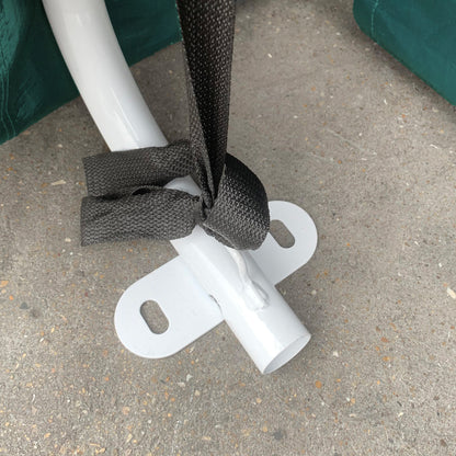 Garden Shed for Tools Bicycles 2.4x2x2 m Outdoor Storage Shed with 2 Zippered Doors Waterproof Anti-UV Garden Tent Green