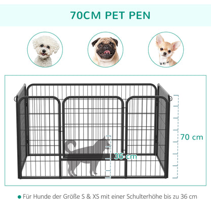 Puppy Playpen Puppy Enclosure Playpen Play Yard Puppy Gate 70 x 80 cm