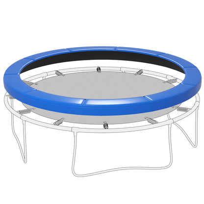 SPORTNOW Trampoline Safety Pad Ø12 ft (366 cm) – Tear-Resistant, UV-Resistant, Waterproof Spring Cover — Replacement Edge Pad for Garden Trampolines, Blue