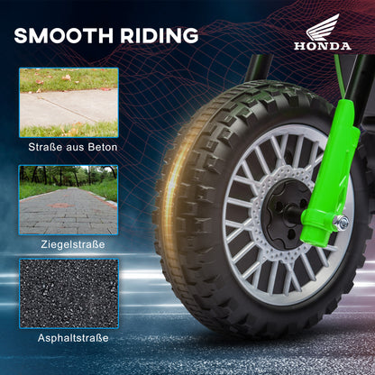 Kid's Electric Motorcycle Electric Motorcycle with Horn, Startup Music, Children's Electric Bike for Kids 1.5-3 Years Green