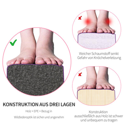 Balance Beam 210cm Foldable Gymnastics Balance Beam for Kids and Adults Beam Gymnastics, Training Equipment Balancing Beam for Home Fitness Training Gymnastics, Purple