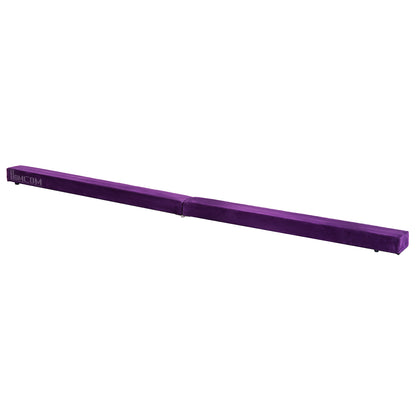 Balance Beam 210cm Foldable Gymnastics Balance Beam for Kids and Adults Beam Gymnastics, Training Equipment Balancing Beam for Home Fitness Training Gymnastics, Purple