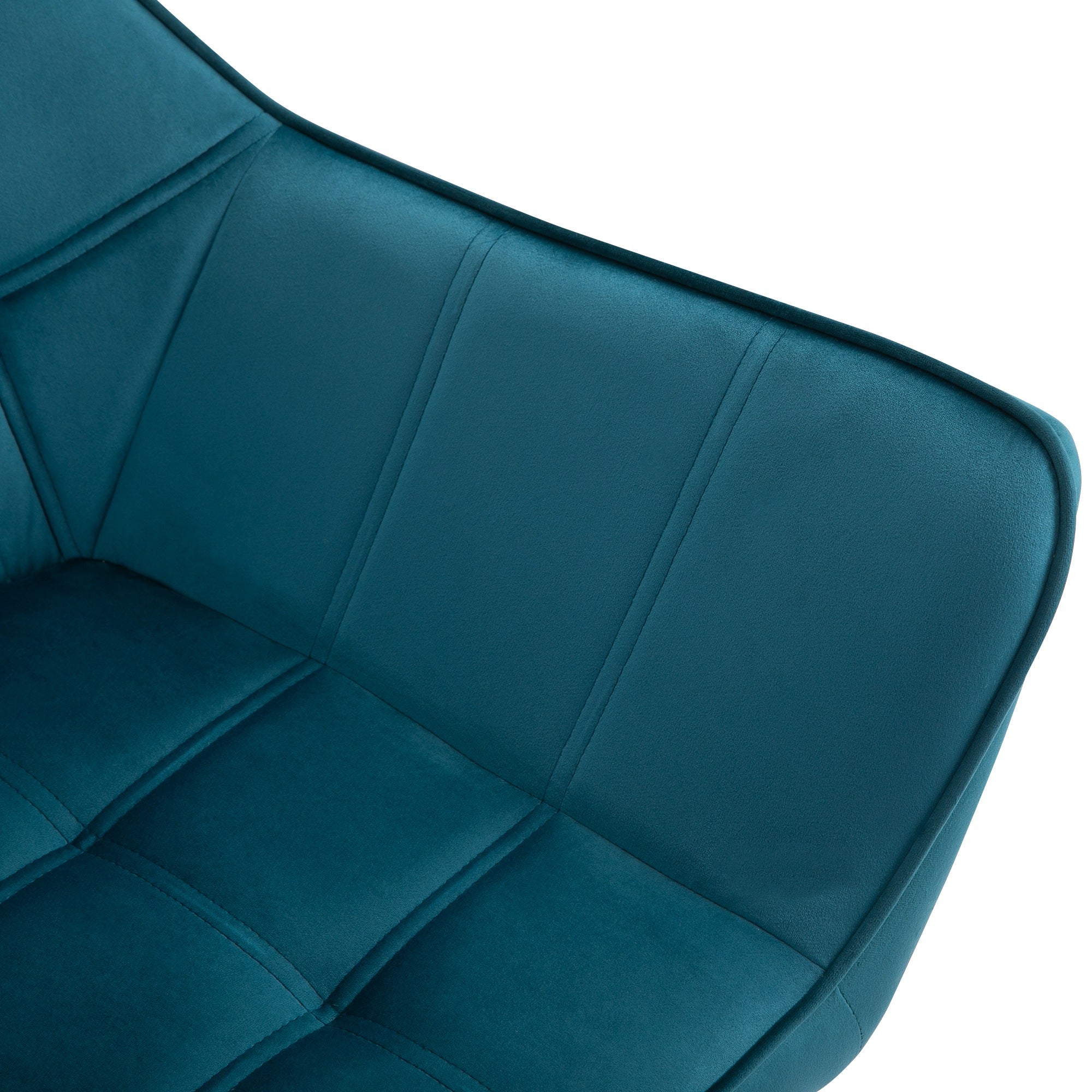 Armchair Living Room Wing Chair Lounge Chair Relax Armchair with Rubberwood Legs, Reading Chair with Velvet Look, Upholstered Chair for Bedroom, Scandinavian, Light Blue