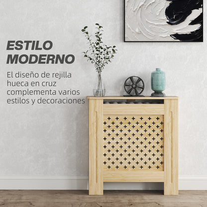 Radiator Cover MDF Radiator Cover 78x19x82 cm Radiator Cover for Living Room Bedroom Hallway Oak