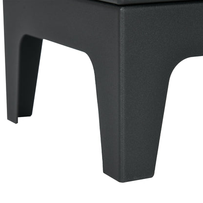 Ethanol Fireplace 7000BTU Bioethanol Fireplace with Stainless Steel Extinguisher Tank 1.2 L Combustion Time 3H for Indoors 20-25 sqm 39x26x54 cm Black