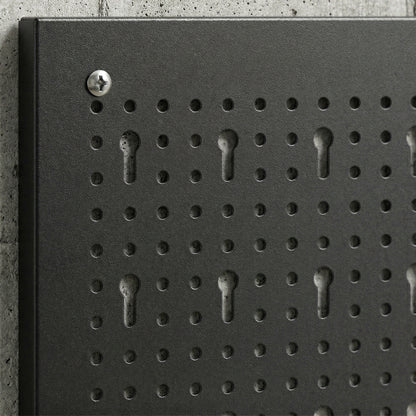 Wall-Mounted Pegboard Storage System, 4 x 23.6 x 15.7 in Panels, 38-Piece Garage Tool Organizer, Black/Red