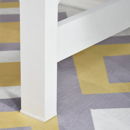 Modern Style Desk Easy to Assemble Computer Desk for Office Bedroom Study 105x50x76 cm White