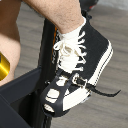 Exercise Bike Stationary Bike with 8 kg Flywheel Adjustable Resistance LCD Monitor Quiet Exercise and Adjustable Seat Load 120 kg for Home Gym Black and Orange