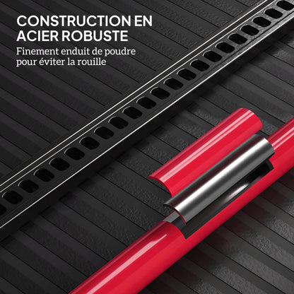 All-terrain farm jack for ATV 4x4, jack for vehicle with max load of 3000 kg, lifting height 11-135 cm, for car truck SUV, red