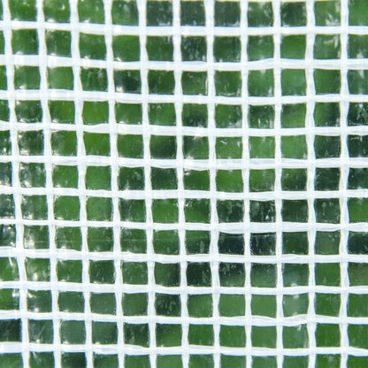 Outdoor Garden Greenhouse 106.3x35.4x35.4 inches Shed Type with 3 Windows Steel Frame Terrace Greenhouse for Plant Cultivation Flowers Tomatoes White