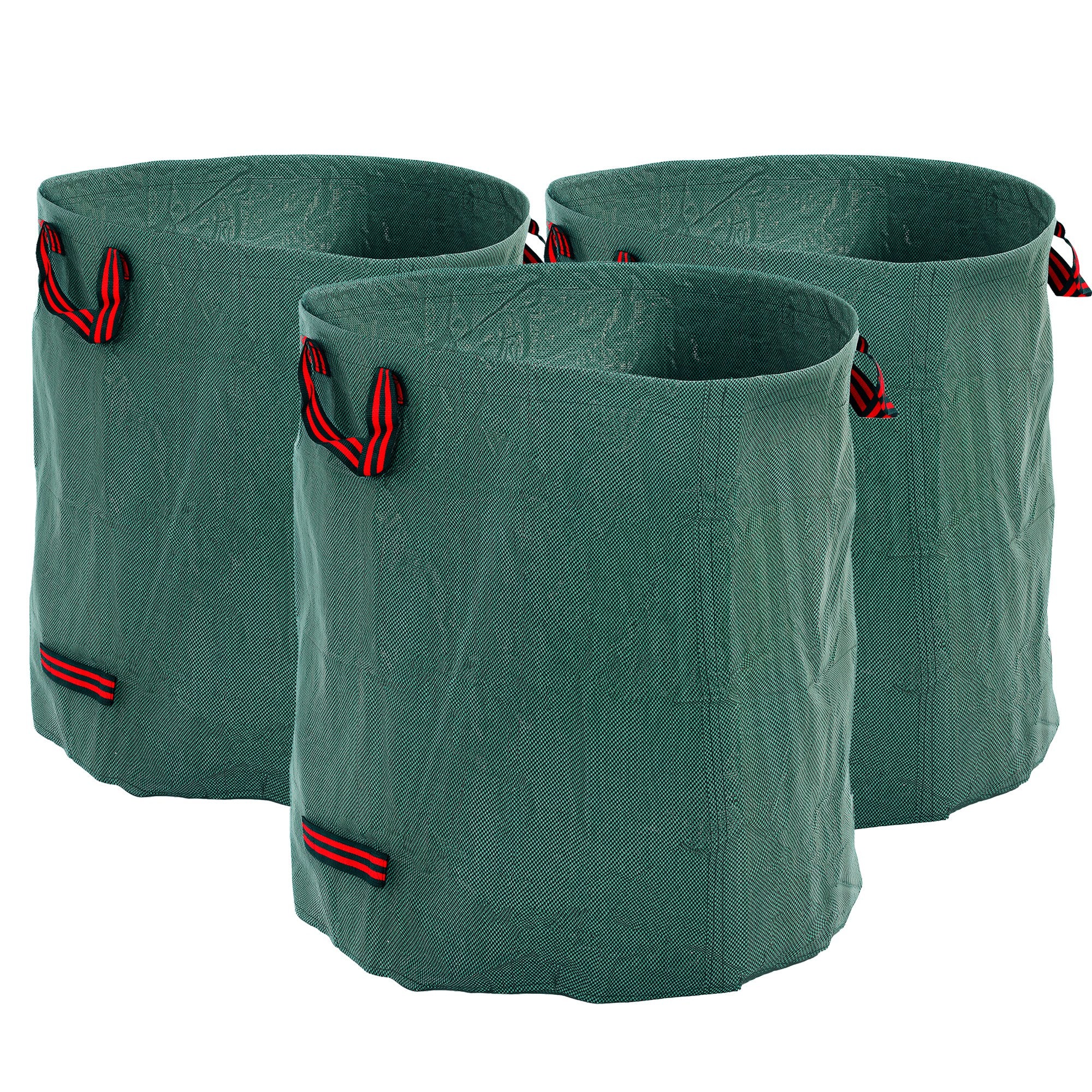 Garden Bag 3x272L Waterproof Garden Waste Bag with Handles, Stable Leaf Bag, Self-standing Garden Bags with UV Protection, Reusable Garden Waste Bags for Green Waste