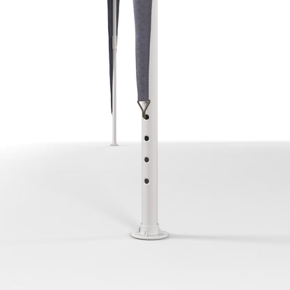 Foldable 3x3m Garden Gazebo Pavilion Canopy with 4 Drainage Holes and Anti-UV Steel Frame for Terrace Patio Outdoor Camping Blue