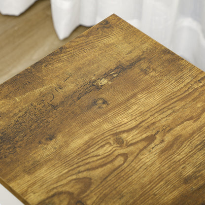 Wooden Cat House Indoor Cat Cave with Washable Cushion and Raised Legs 13.4x13.4x17.5 inches Brown