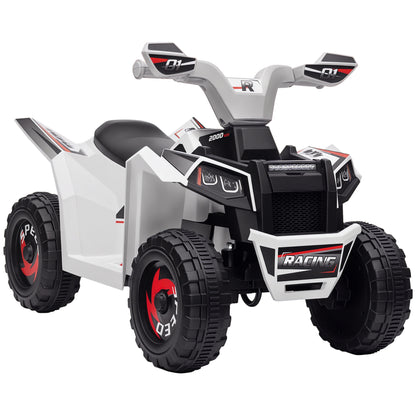 Kids Quad Electric 6V Children's Quad with Forward, Reverse Function, Electric Quad for Kids 1.5-3 Years White