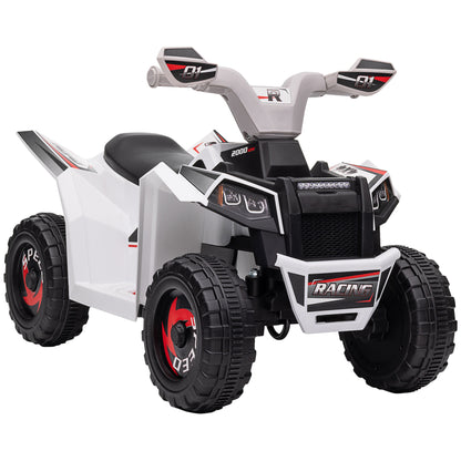 Kids Quad Electric 6V Children's Quad with Forward, Reverse Function, Electric Quad for Kids 1.5-3 Years White
