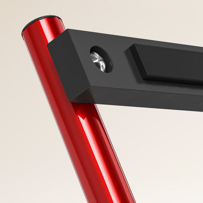 SPORTNOW Multifunctional Pull-Up Bar Wall-Mounted Pull-Up Bar 150 kg Load for Home Gym Workout Red and Black