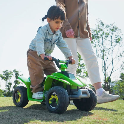 Electric Quad for Children 18-36 Months Electric ATV 6V with Forward and Reverse Maximum Load 20 kg 72x40x45.5 cm Green