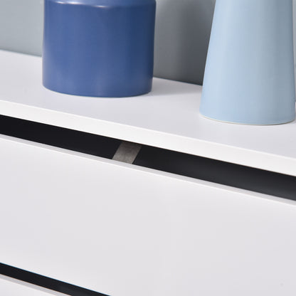 White Wooden Radiator Cover for Radiators, with Slatted Structure and Shelf, 112 x 19 x 81cm