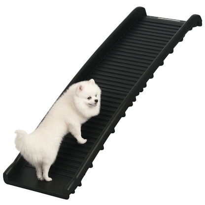 Dog Ramp Foldable Dog Stairs, Dog Car Ramp, Car Trunk Ramp Non-Slip Entry Aid for Trunk, Cars, Trucks, and SUVs up to 75 kg 155 x 39 cm