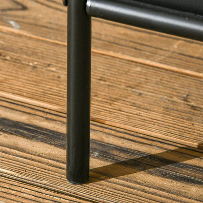 Firewood Cart with Wheels, Log Storage Rack, Fireplace Log Holder with Accessories, Shovel, Broom, and Poker, Indoor Outdoor, 37.5 x 37.5 x 80 cm, Black