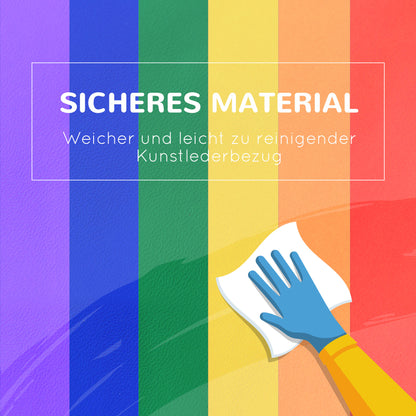 Building Block Set 12-Piece Foam Building Blocks Toy for Kids Foam Blocks for 1-3 Years OldChildren Faux Leather EPE