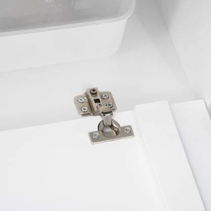 Cat Toilet Cabinet Cat House with Magnetic Door Divider Cat Litter Box Cat Cabinet for Cats Side Table Cat Cave 90 x 48 x 42.5 cm White